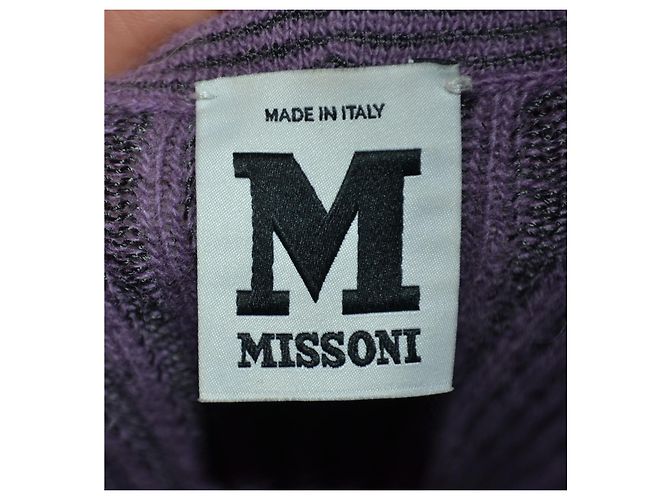 Abito in maglia Missoni viola e grigio Porpora - vista 6