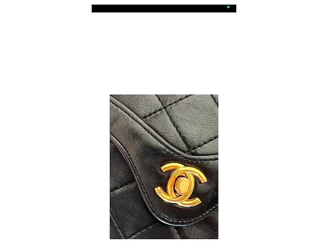 Timeless Chanel Classic Jumbo Flap Bag aus schwarzem gestepptem Leder - Ansicht 7
