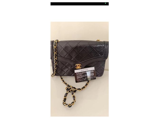 Timeless Chanel Classic Jumbo Flap Bag aus schwarzem gestepptem Leder - Ansicht 9