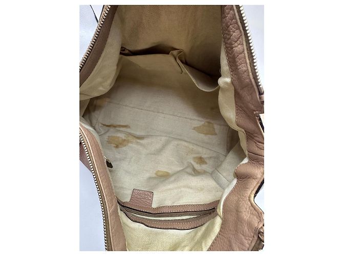 Bamboo Gucci Bella Bolsa Hobo em Couro com Tassel de Bambu Bege - vista 11