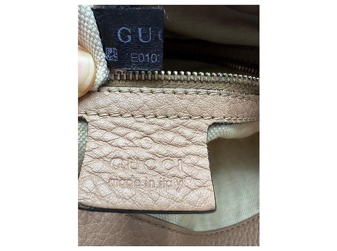 Bamboo Gucci Bella Bolsa Hobo em Couro com Tassel de Bambu Bege - vista 14