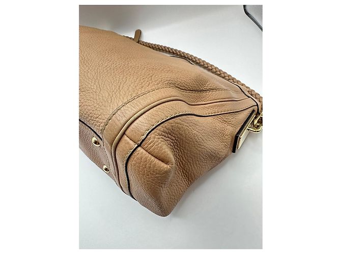 Bamboo Gucci Bella Bolsa Hobo em Couro com Tassel de Bambu Bege - vista 9