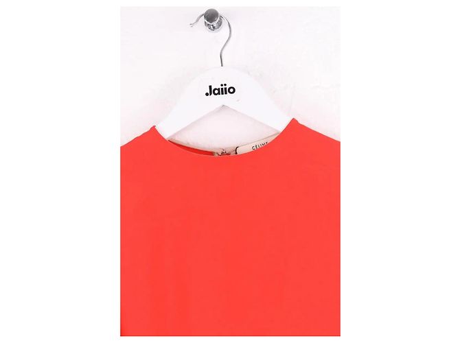 Céline Playsuit aus Seide Orange - Ansicht 2