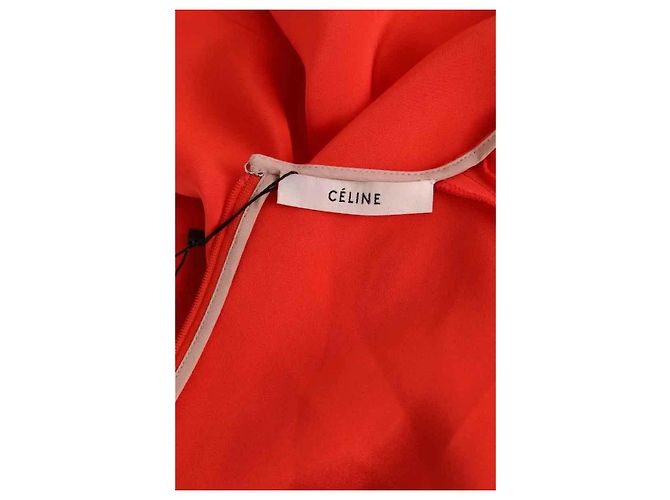 Céline Playsuit aus Seide Orange - Ansicht 5