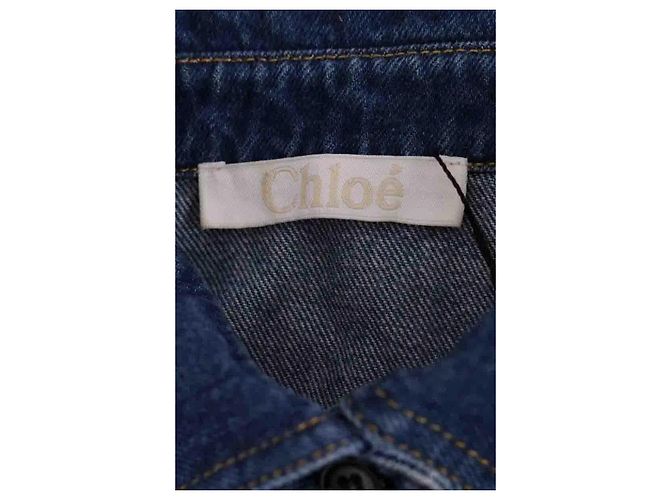 Camisa Chloé de algodão azul - vista 5