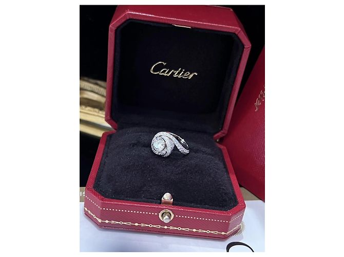 Anello Cartier con Diamante in Platino 1.08 ct - vista 2