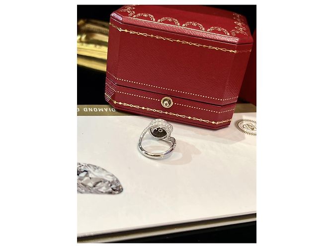 Anello Cartier con Diamante in Platino 1.08 ct - vista 5