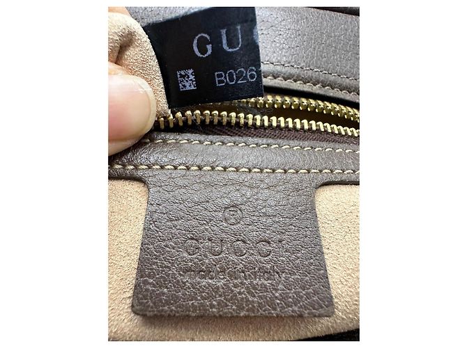 Gucci Ophidia GG Supreme Borsa a tracolla media Marrone Rosso Verde - vista 12