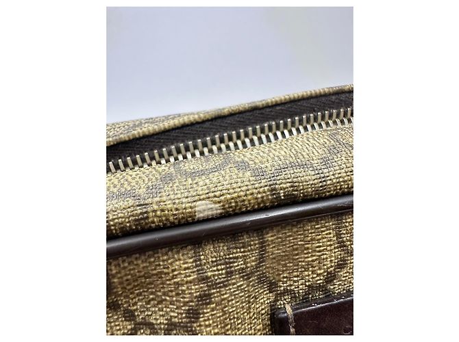 Borsa a Tracolla Gucci Monogram GG Marrone Monogramma - vista 12