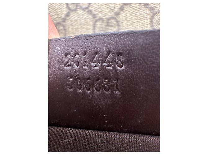 Borsa a Tracolla Gucci Monogram GG Marrone Monogramma - vista 15