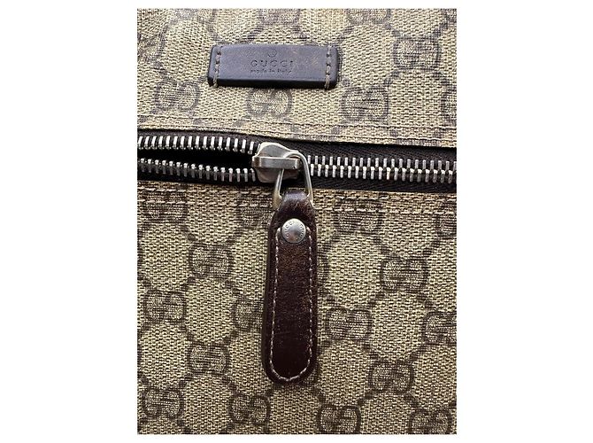 Borsa a Tracolla Gucci Monogram GG Marrone Monogramma - vista 4