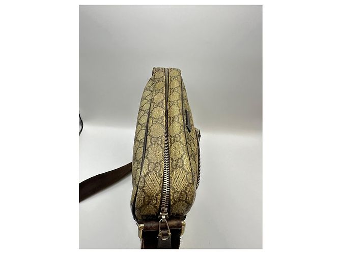 Borsa a Tracolla Gucci Monogram GG Marrone Monogramma - vista 5