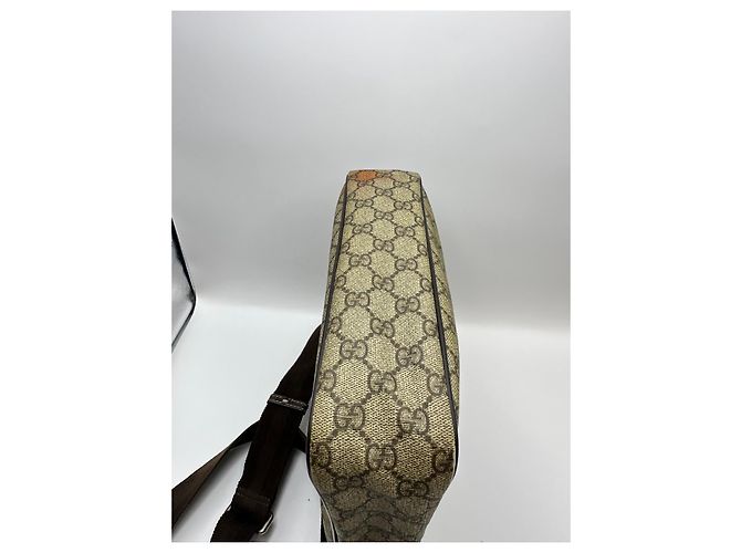 Borsa a Tracolla Gucci Monogram GG Marrone Monogramma - vista 7