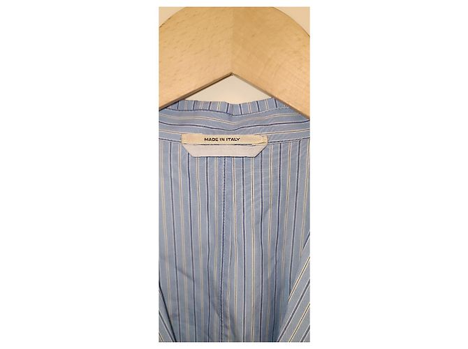 Hermès Veste rayée bleue et blanche - vue 4