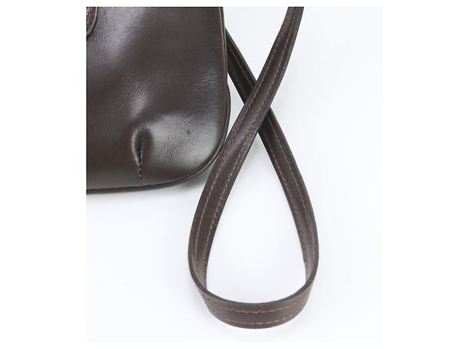 Bolsa de Ombro em Couro Gucci Sherry Line Marrom - vista 2