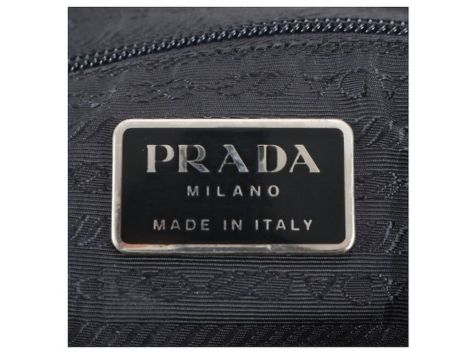 Borsa Tote Prada in pelle rossa Rosso Bordò - vista 8
