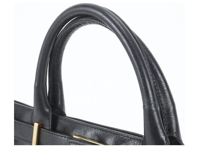 Mallette Gucci en cuir Noir - vue 2