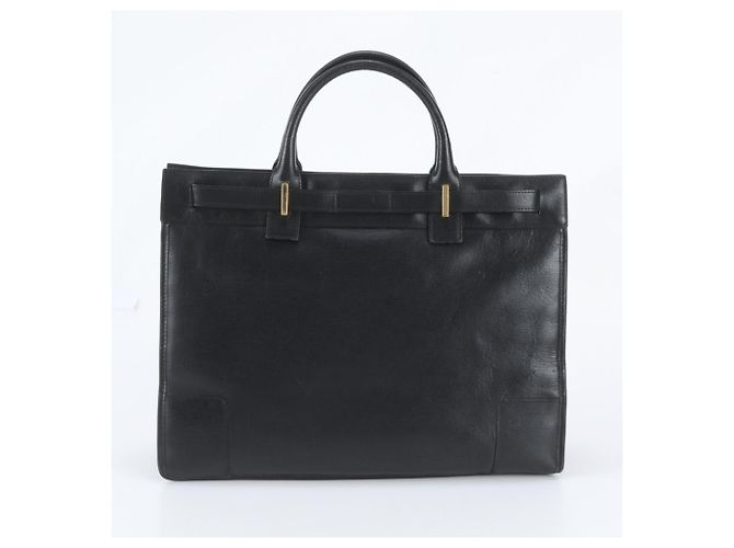 Mallette Gucci en cuir Noir - vue 3
