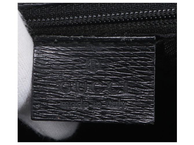 Mallette Gucci en cuir Noir - vue 9