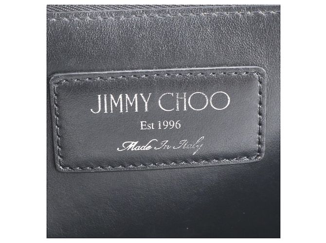 Jimmy Choo Leder-Tote-Bag mit Stern-Nieten Schwarz - Ansicht 8