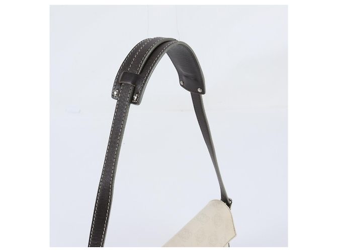 Bolso de hombro de piel Loewe Anagram Repeat Castaño Crudo - vista 2