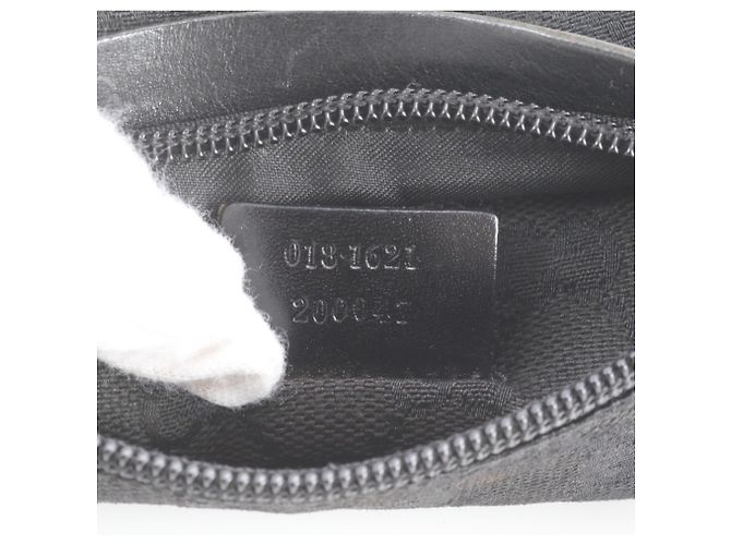 Borsa a tracolla 2-Way Gucci GG Canvas 018 1621 in pelle Nero - vista 11