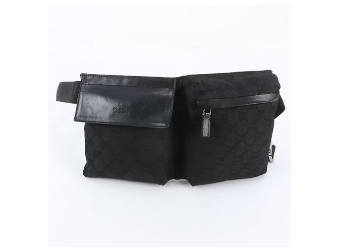 Borsa a tracolla 2-Way Gucci GG Canvas 018 1621 in pelle Nero - vista 2
