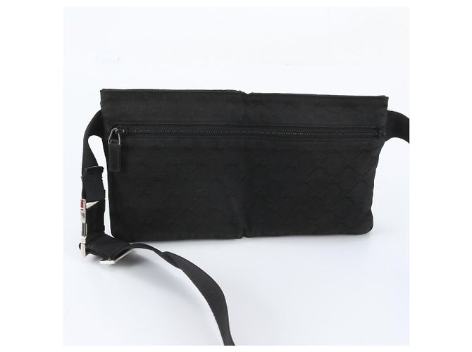 Borsa a tracolla 2-Way Gucci GG Canvas 018 1621 in pelle Nero - vista 4