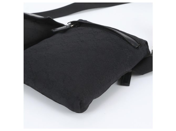 Borsa a tracolla 2-Way Gucci GG Canvas 018 1621 in pelle Nero - vista 5