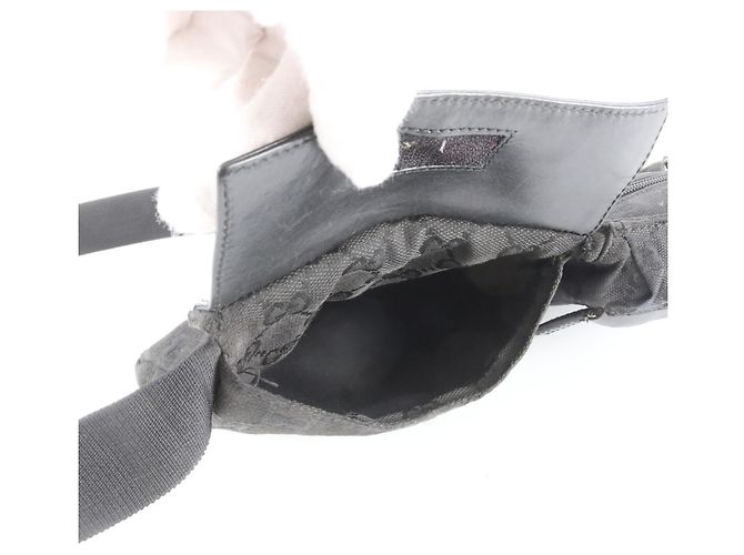 Borsa a tracolla 2-Way Gucci GG Canvas 018 1621 in pelle Nero - vista 8