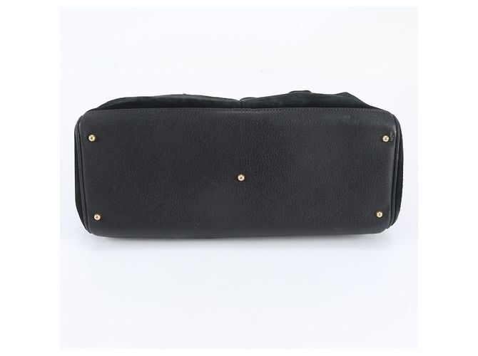 Gucci Bamboo Schultertasche/Shopper aus Leder Schwarz - Ansicht 5