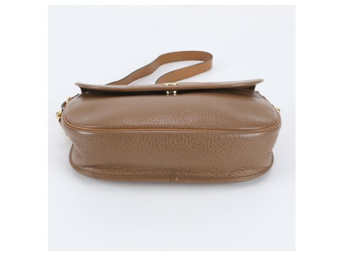 Borsa a tracolla Christian Dior in pelle marrone - vista 5