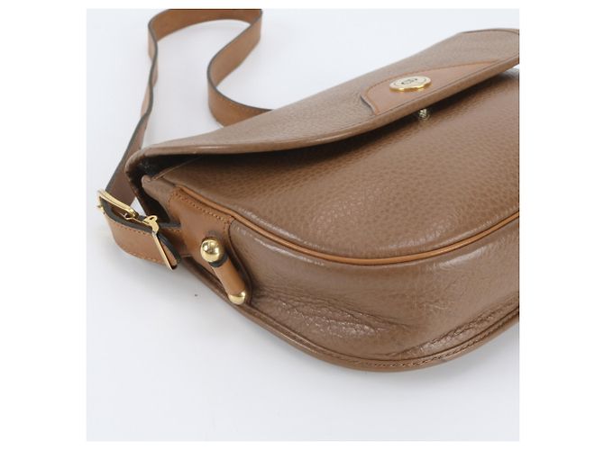 Borsa a tracolla Christian Dior in pelle marrone - vista 6
