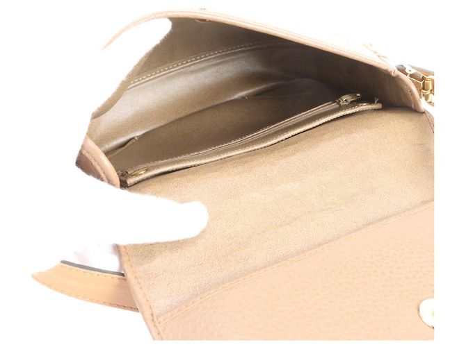 Borsa a tracolla Christian Dior in pelle marrone - vista 7
