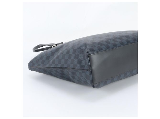 Sac Cabas Voyage Louis Vuitton Damier Cobalt Noir Bleu - vue 5