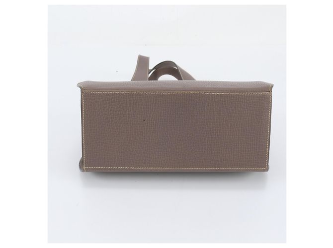 Sac cabas Loewe en cuir grisâtre - vue 5