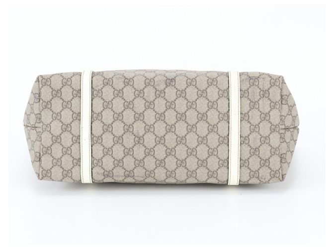 Gucci GG Supreme Leder Tote Bag Braun - Ansicht 6