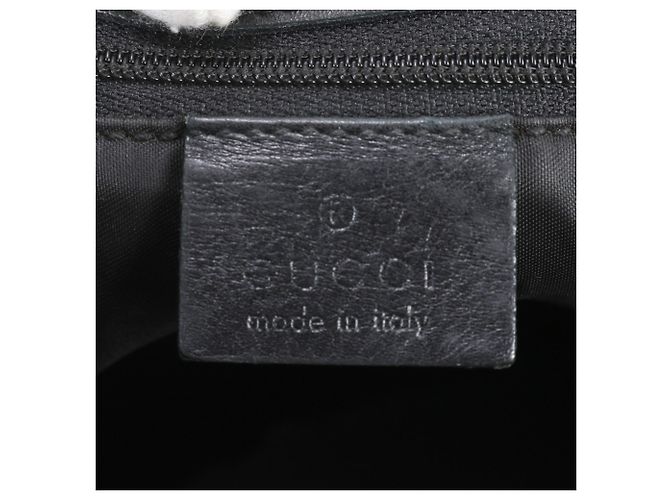 Gucci GG Canvas Leather Tote Bag Schwarz - Ansicht 8