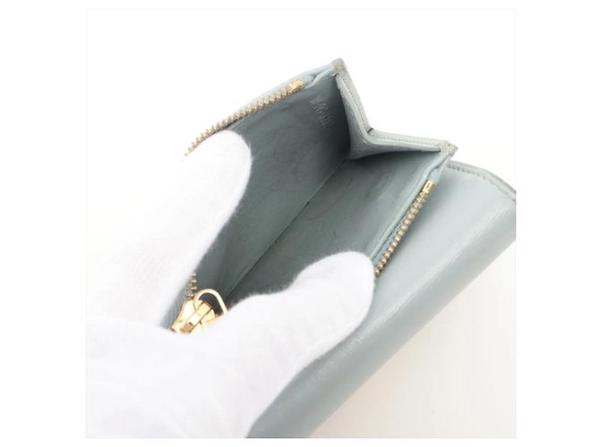 Céline Carteira de aba Celine Triomphe Small Azul claro - vista 7