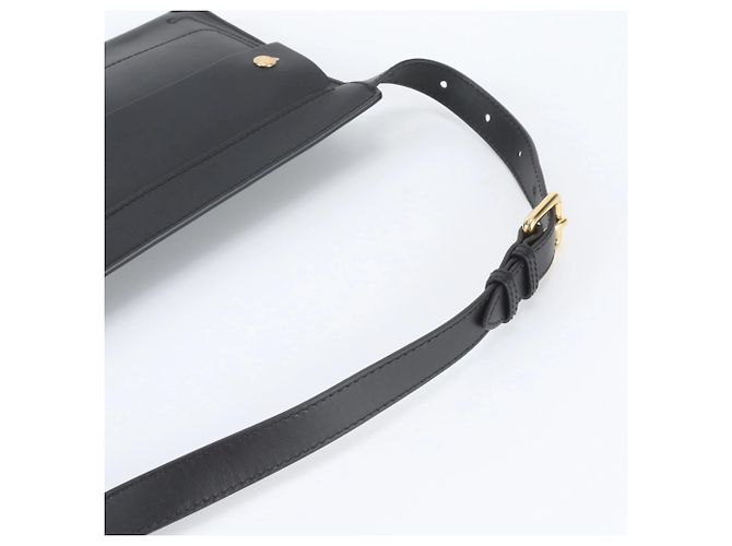 Sac à épaule en cuir Burberry Noir - vue 4