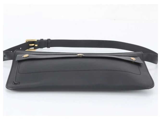 Sac à épaule en cuir Burberry Noir - vue 7