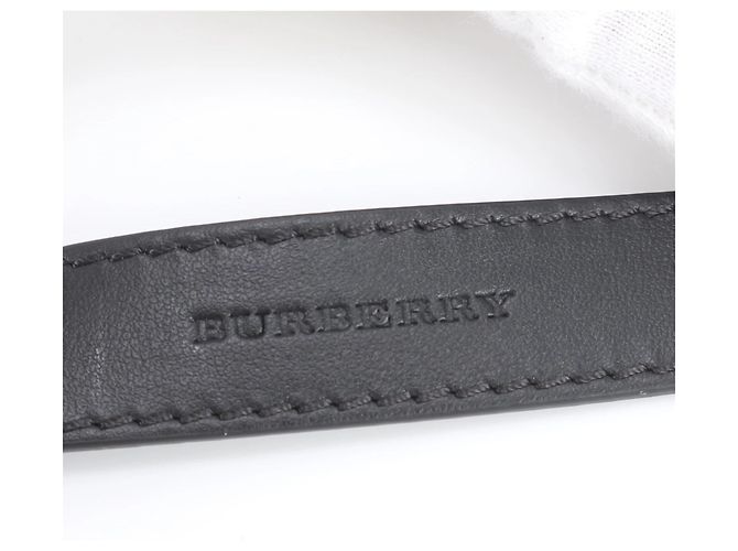 Sac à épaule en cuir Burberry Noir - vue 9
