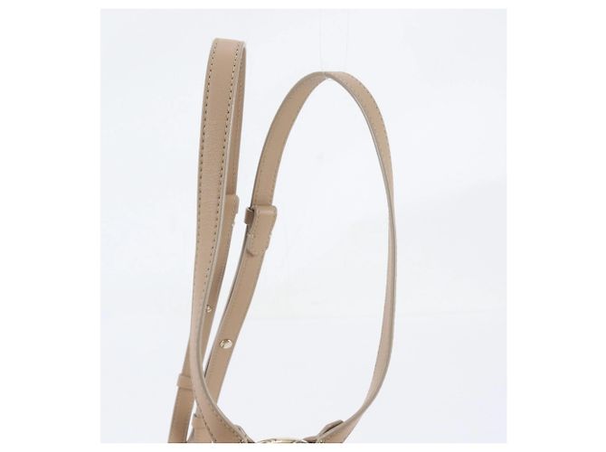 Mochila de piel Cathy Star Studded Jimmy Choo Beige - vista 2