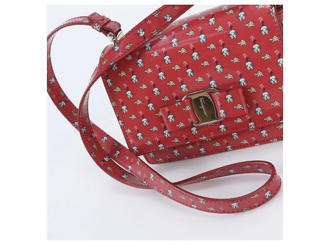 Borsa a tracolla in pelle Salvatore Ferragamo Vara Ribbon - vista 2