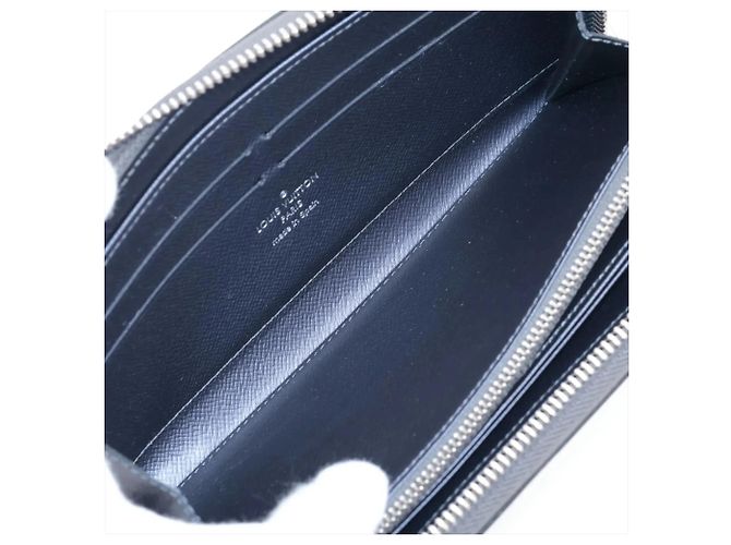 Portefeuille Louis Vuitton Epi Zippy en Silver Argenté - vue 4