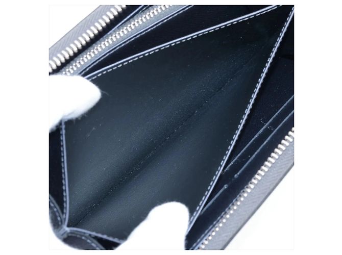 Portefeuille Louis Vuitton Epi Zippy en Silver Argenté - vue 6