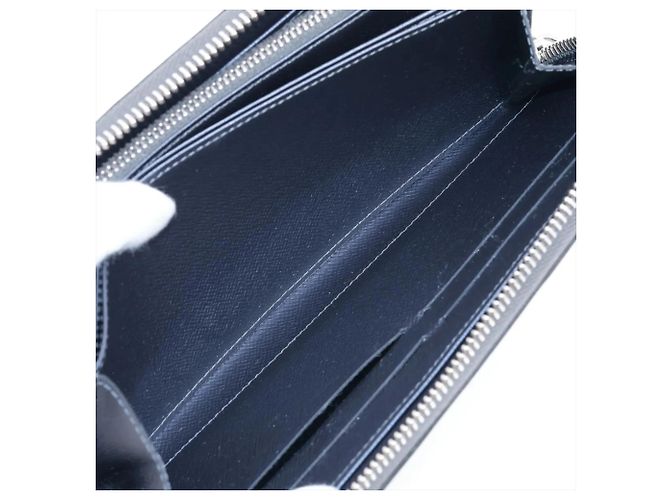 Portefeuille Louis Vuitton Epi Zippy en Silver Argenté - vue 7