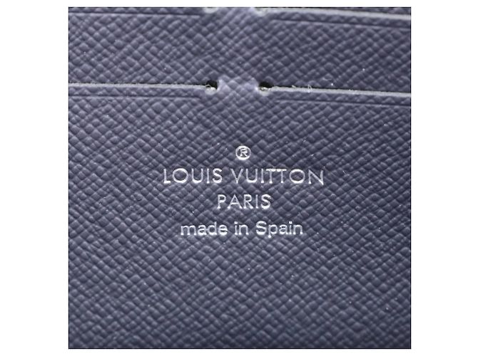 Portefeuille Louis Vuitton Epi Zippy en Silver Argenté - vue 9