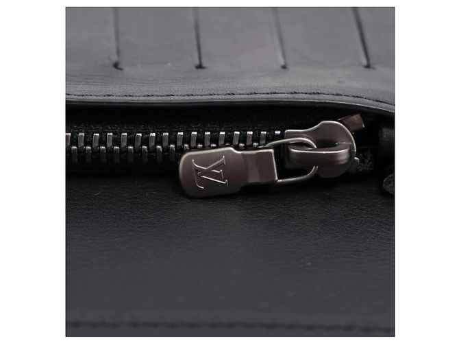 Louis Vuitton Damier Infini Portefeuille Brazza Long Wallet Preto - vista 9