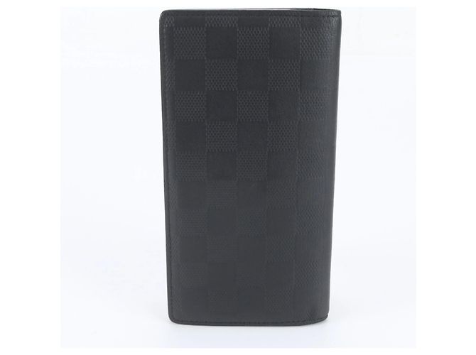 Louis Vuitton Damier Infini Portefeuille Brazza Long Wallet Negro - vista 2